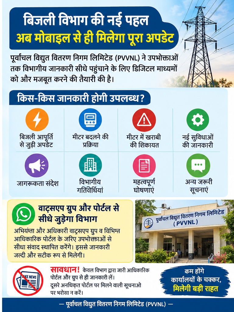 Purvanchal Electricity Department New Service